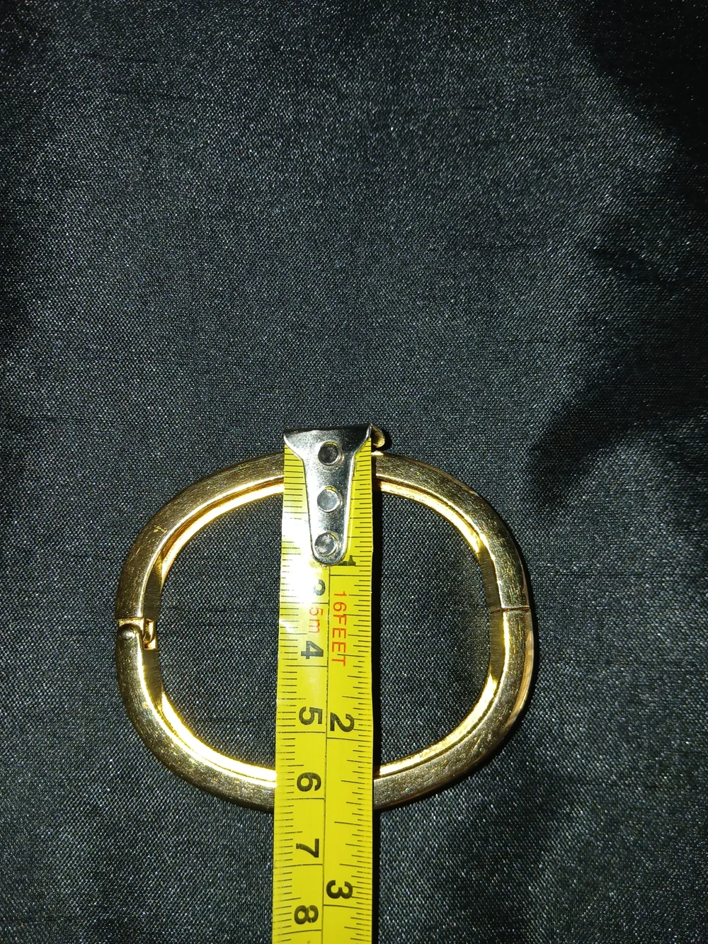 Gold-Tone Multicolor Enamel Women's Bangle Bracelet